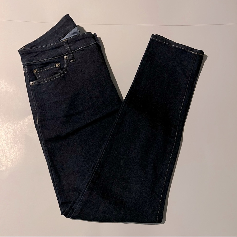 Ralph Lauren Classic Skinny Curvy Dark Wash Jeans Size 8